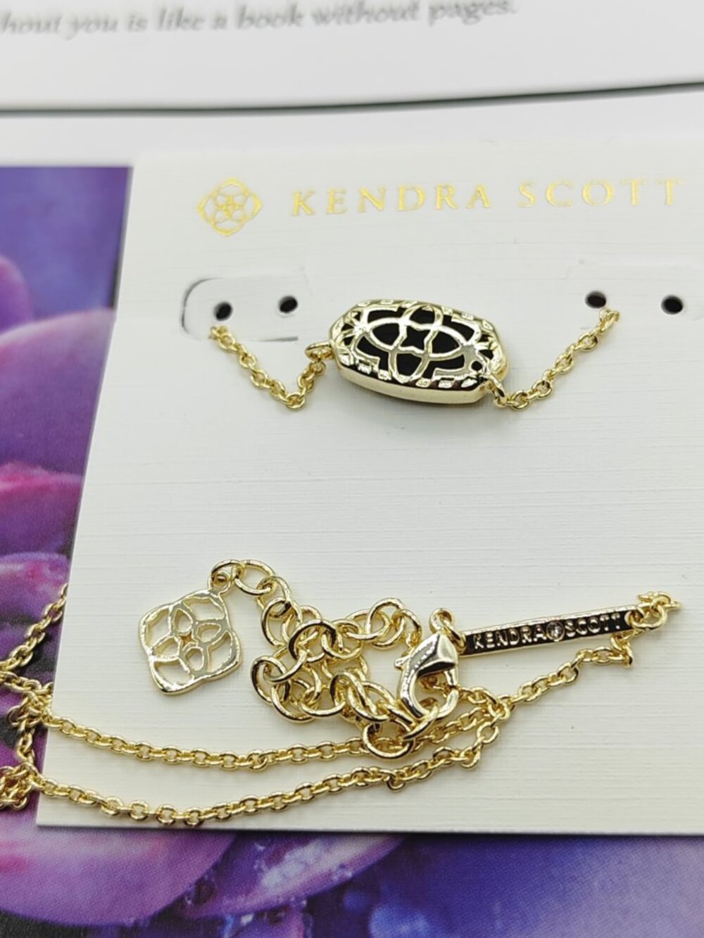 Kendra Scott Gold Necklace - Picture 2 of 2
